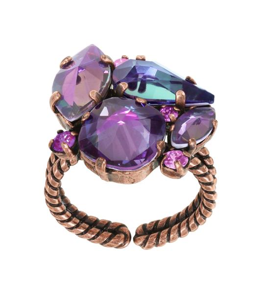 purple - Afternoon Tea de Luxe - Konplott ring